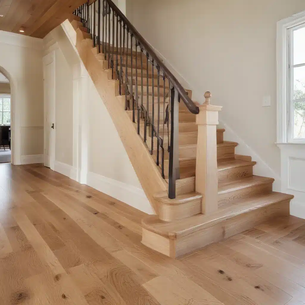 Elevating Oak Floors with Custom-Made Stair Stringers and Skirts