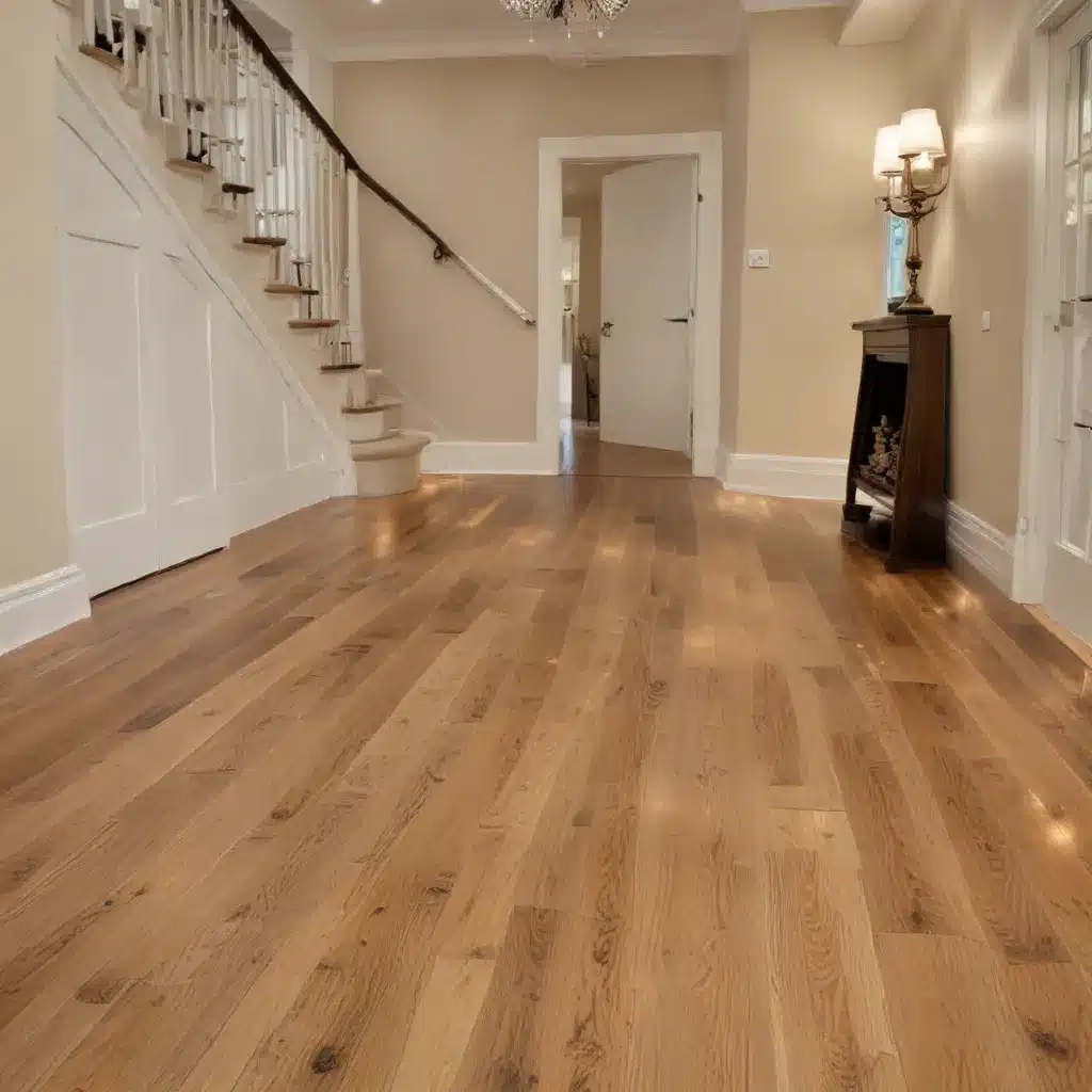 Enhancing Oak Floors with Accent Lighting and Rugs