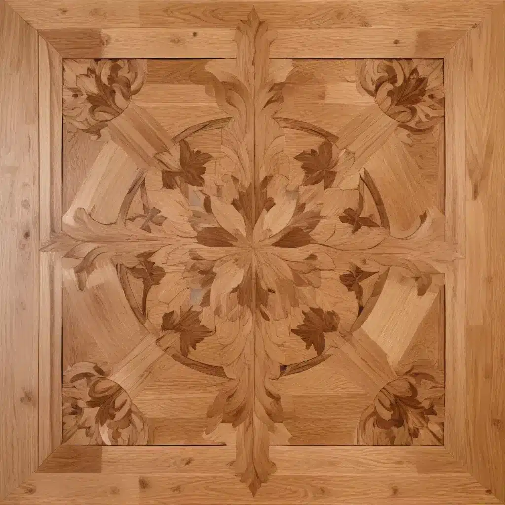 Enhancing Oak Floors with Custom Inlays and Intricate Designs